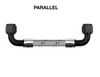 CRIMPED Pre-Made AN4 PTFE/Teflon Black Braided Hose CRIMPED Pre-Made AN4 PTFE/Teflon Black Braided Hose