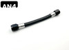 CRIMPED Pre-Made AN4 PTFE/Teflon Black Braided Hose