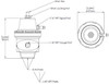 Turbosmart FPR8 BLUE Fuel Pressure Regulator - AN8