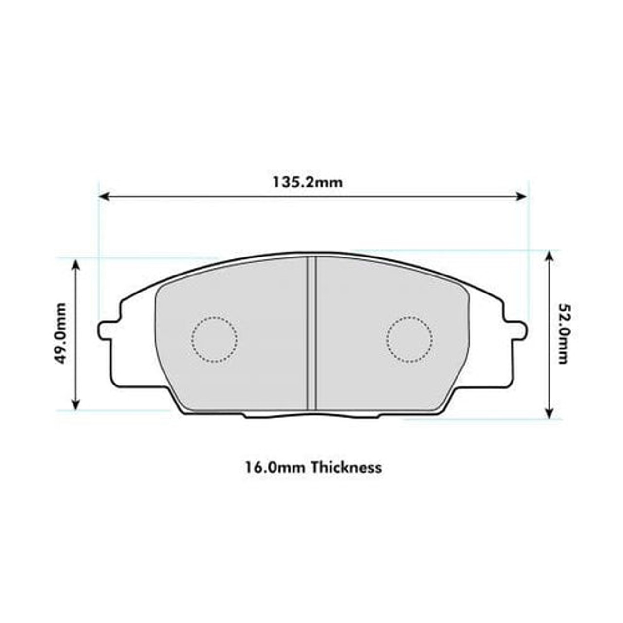 PBS Honda Civic EP3 Front Performance Brake Pads 991