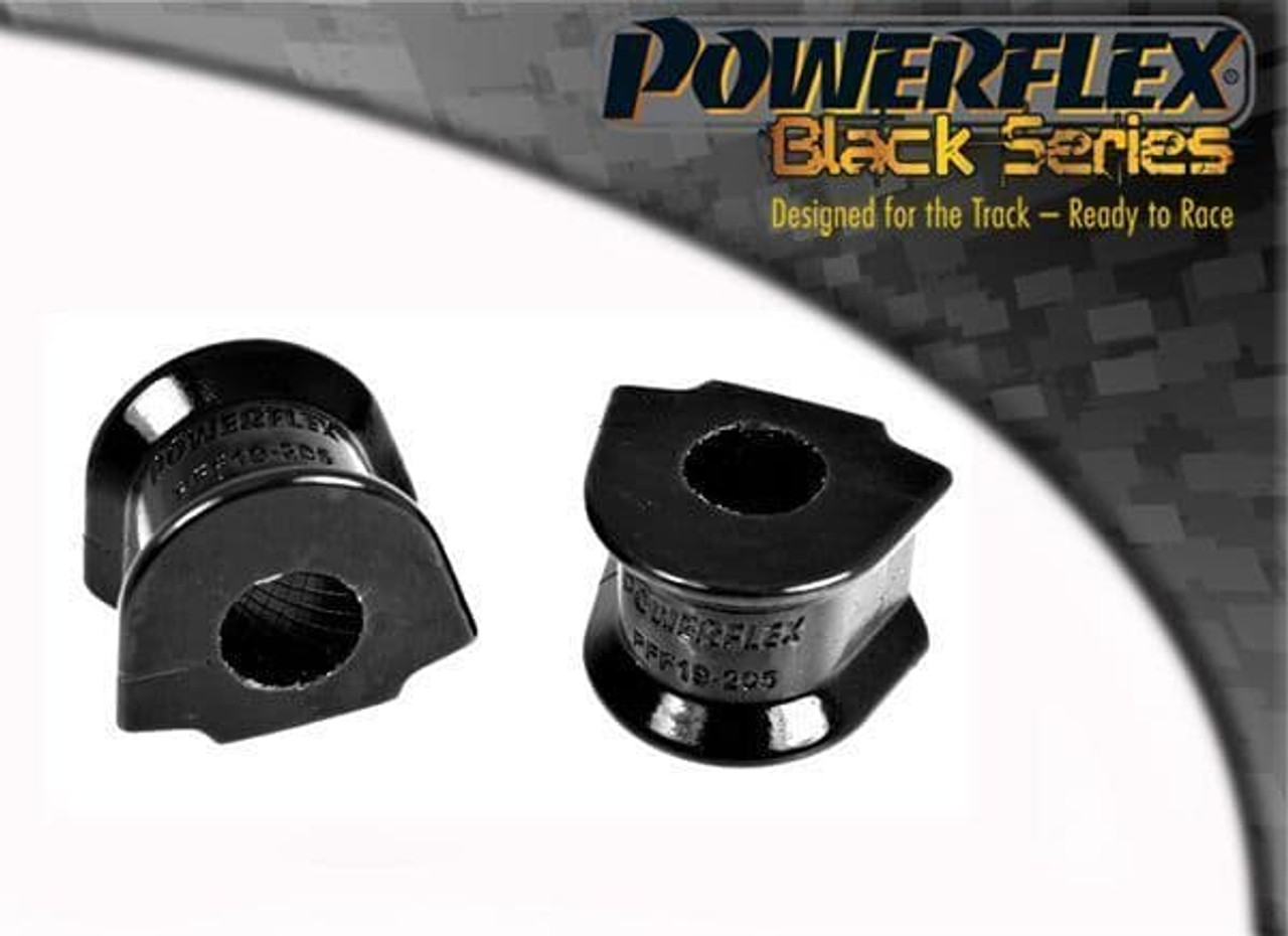 3 - Powerflex Black Front ARB Bush 24mm PFF19-205BLK for Ford Escort RS Turbo Series 2