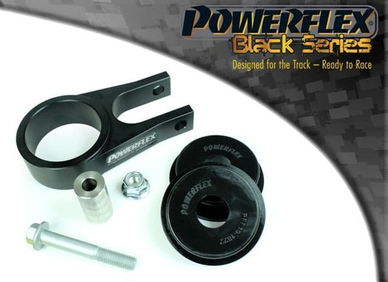 20 - Powerflex Lower Torque Mount Bracket & Bush, Track Use PFF19-1822BLK For Mazda 3 BK