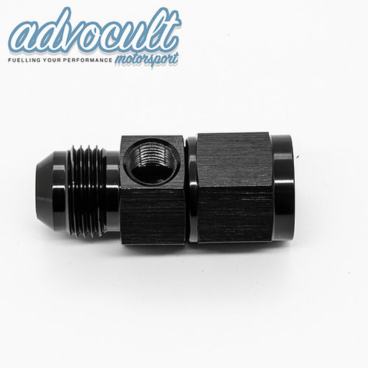 AN Male/Swivel Female Gauge/Sensor Adaptor 1/8 NPT