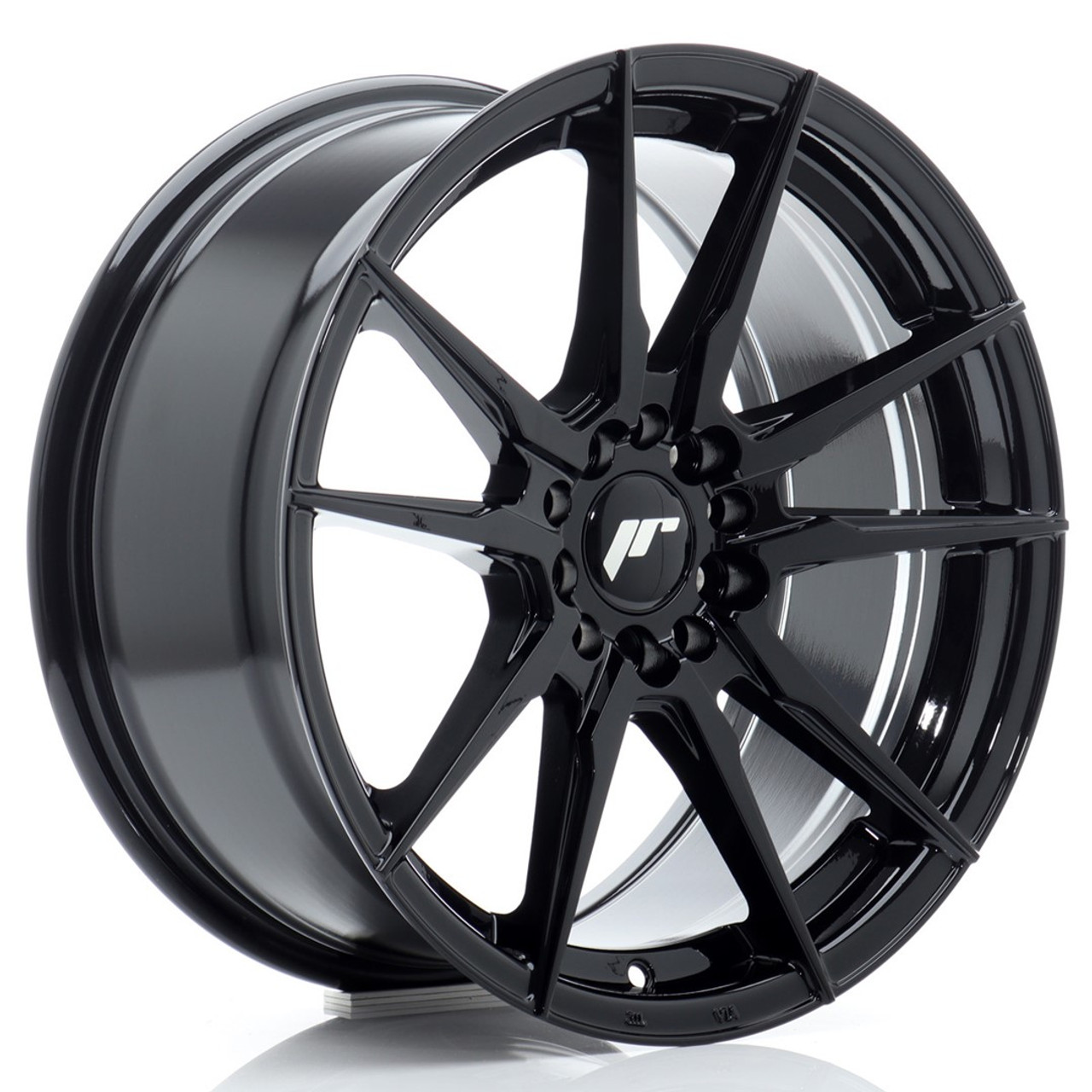 JR Wheels JR21 17x8 ET35 4x100/114 Gloss Black