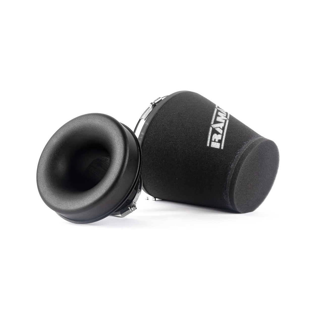 RAMAIR 83mm ID Neck Large Cone Air Filter with Velocity Stack and Coupling