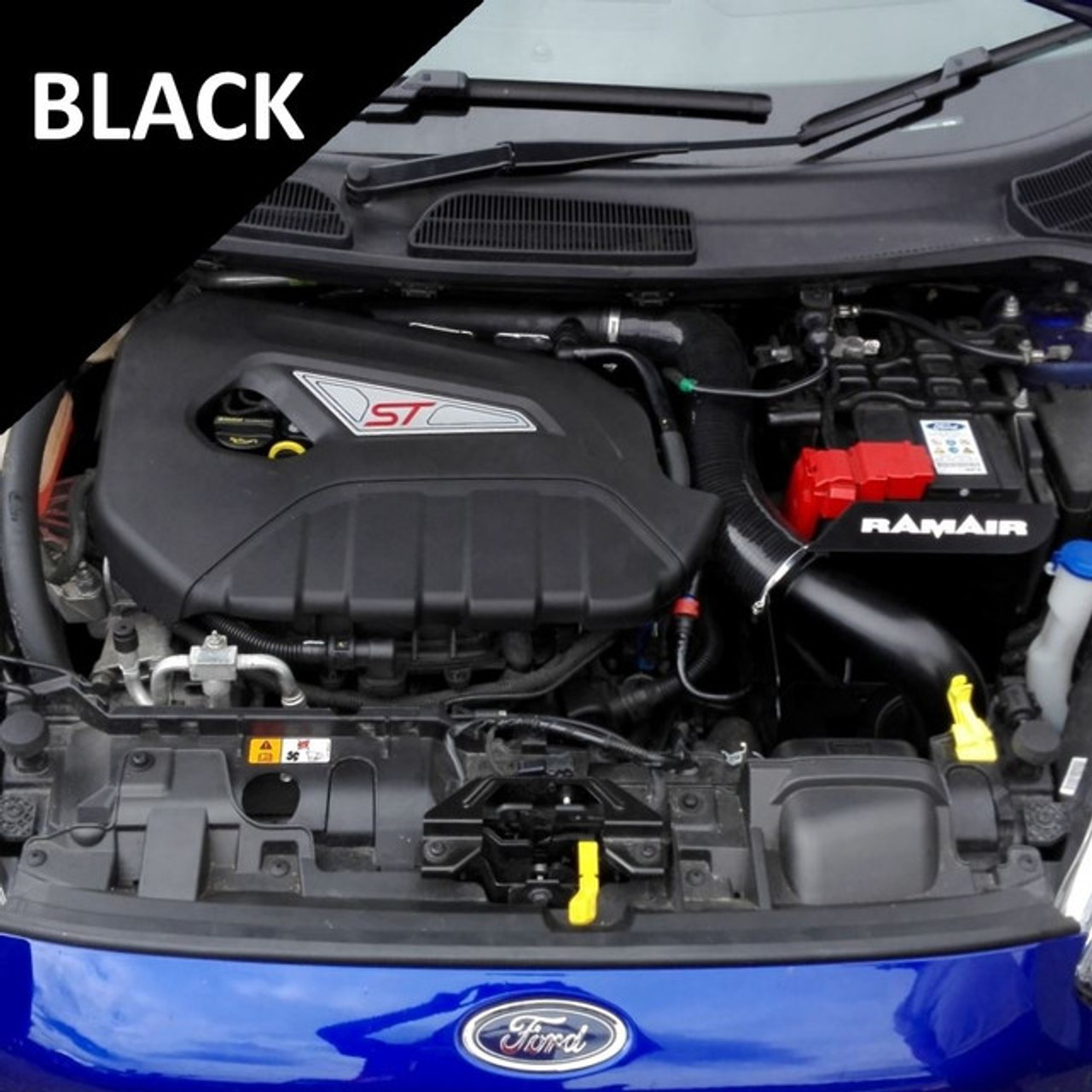 RAMAIR Ford Fiesta ST 180 MK7 Ecoboost Black Silicone Intake Hose