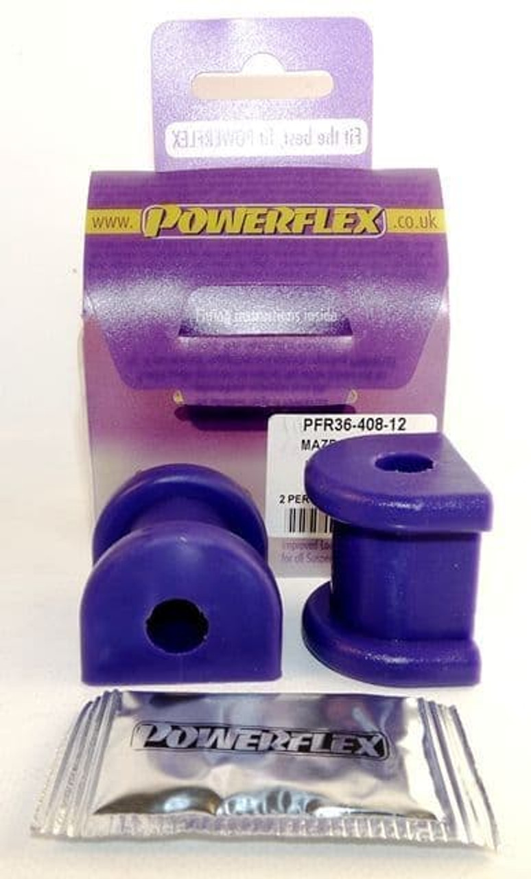 8 -Powerflex Rear Anti Roll Bar Bush 12mm PFR36-408-12 for Mazda MX-5 MK3 NC