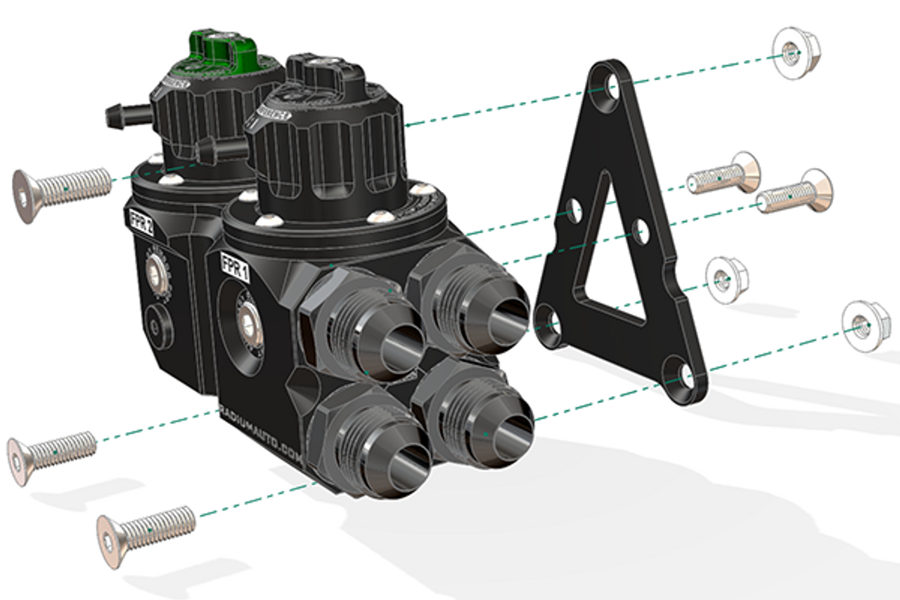 Radium Engineering DFPR, Dual Fuel Pressure Regulator