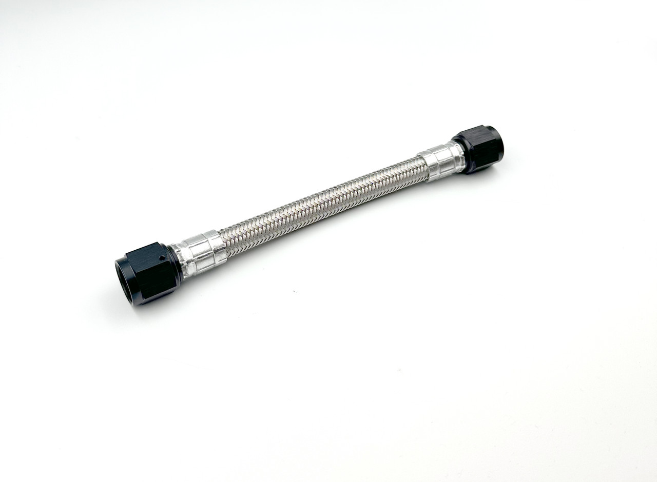 CRIMPED Pre-Made AN6 PTFE/Teflon Stainless Steel Braided Hose