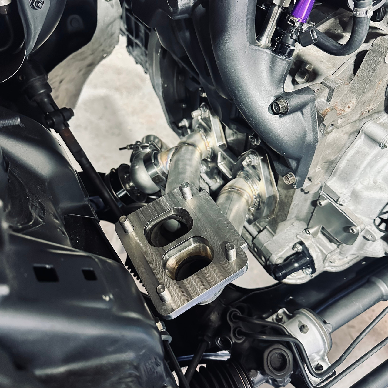 RX-7 FD Single turbo Manifold V2