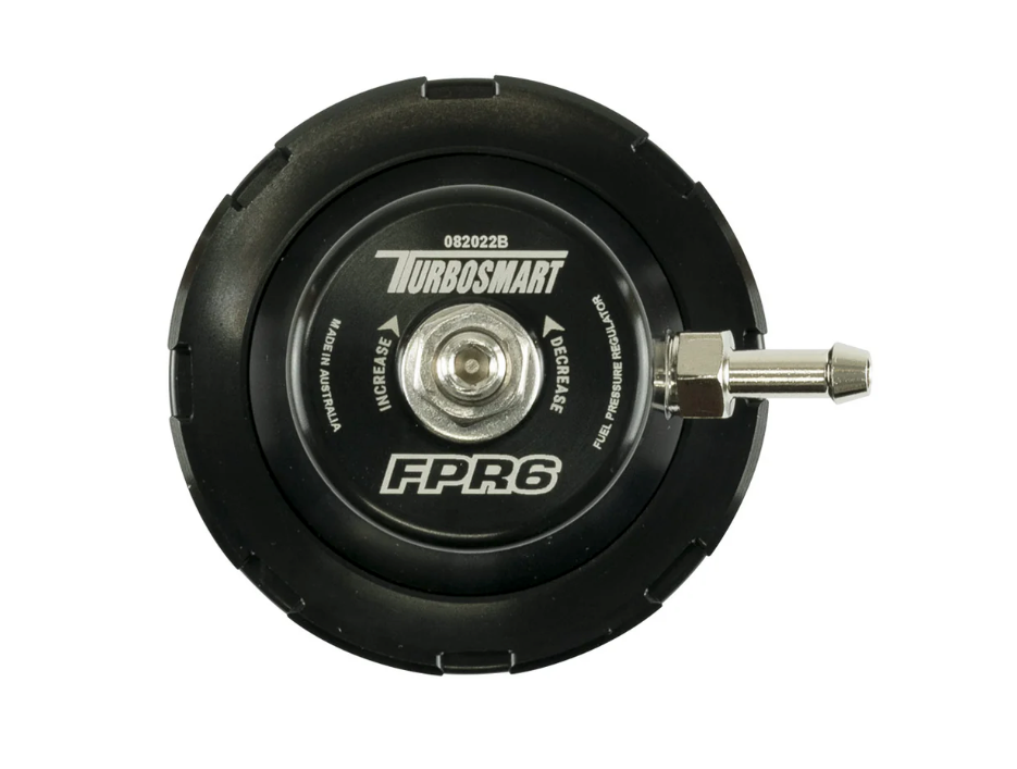 Turbosmart FPR6 BLACK Fuel Pressure Regulator (Sleeper) - AN6