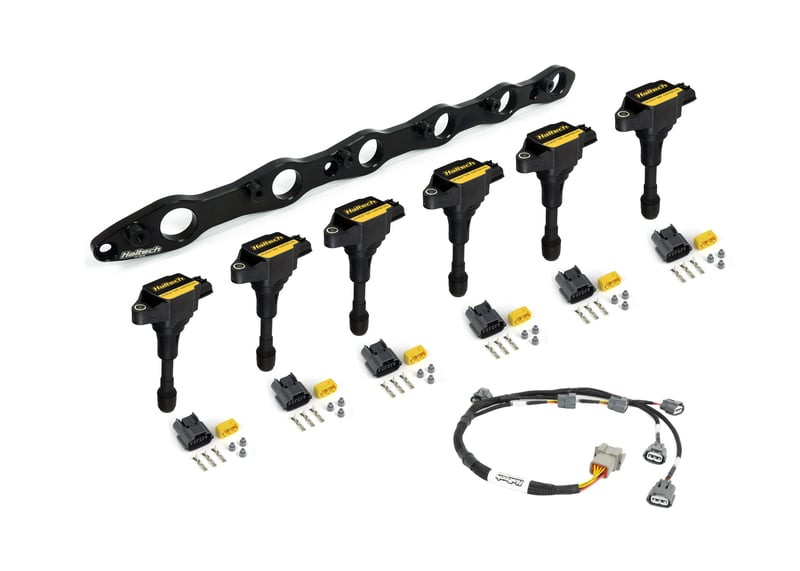 R35 Coil Bracket Kit for Nissan RB - Includes Bracket , Coils, Connectors and Harness