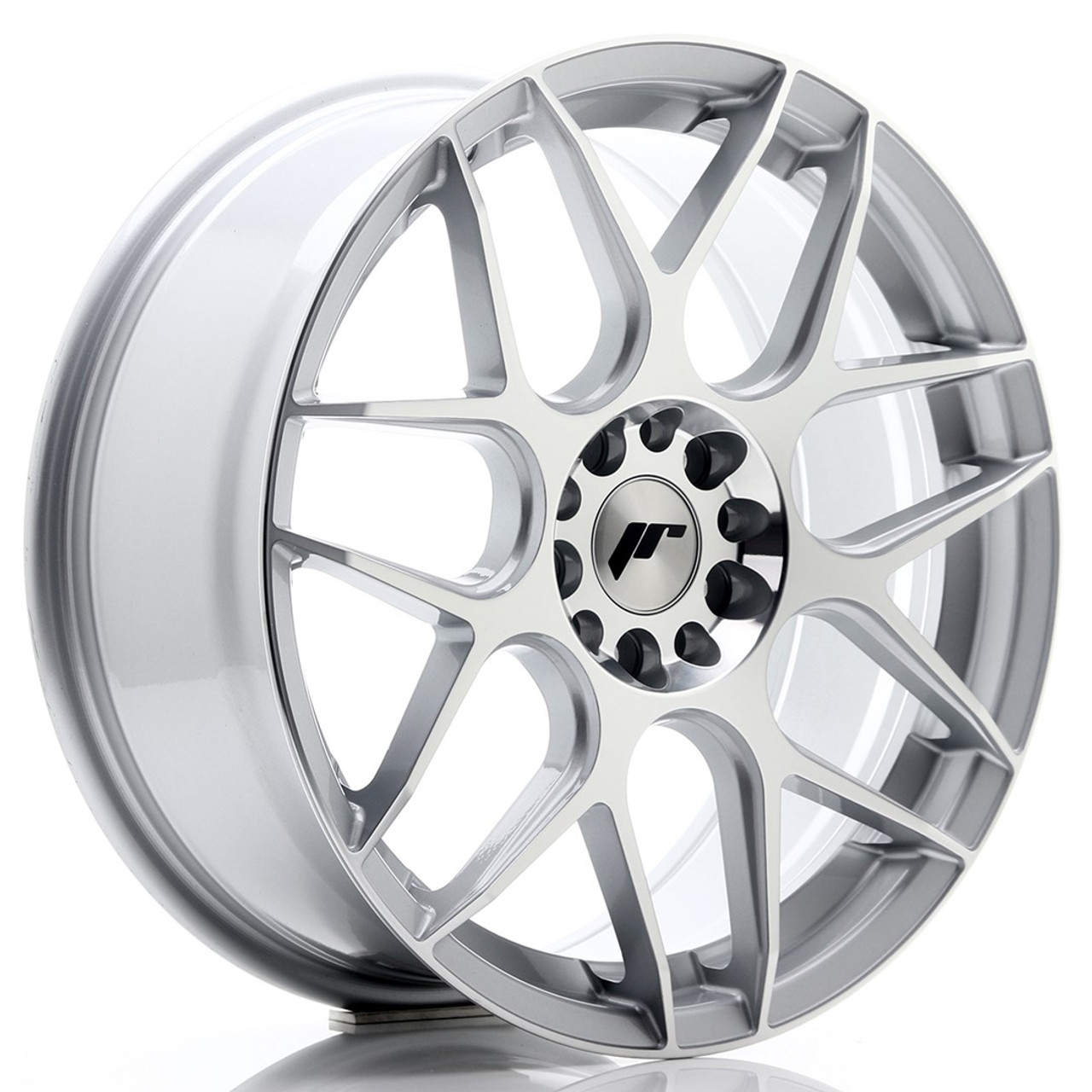 JR Wheels JR18 18x75 ET40 5x112/114 Silver Machined