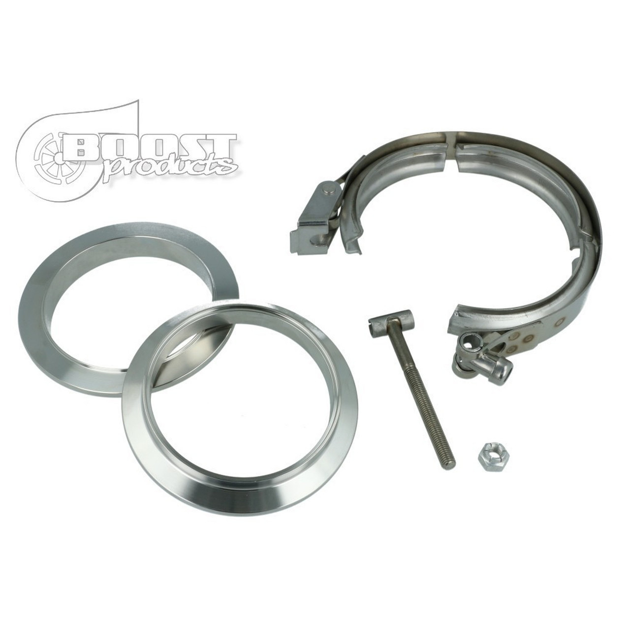 RX 3 Inch Mild Steel V-Band Flange Kit – Interlocking Pair For Exhaust Systems