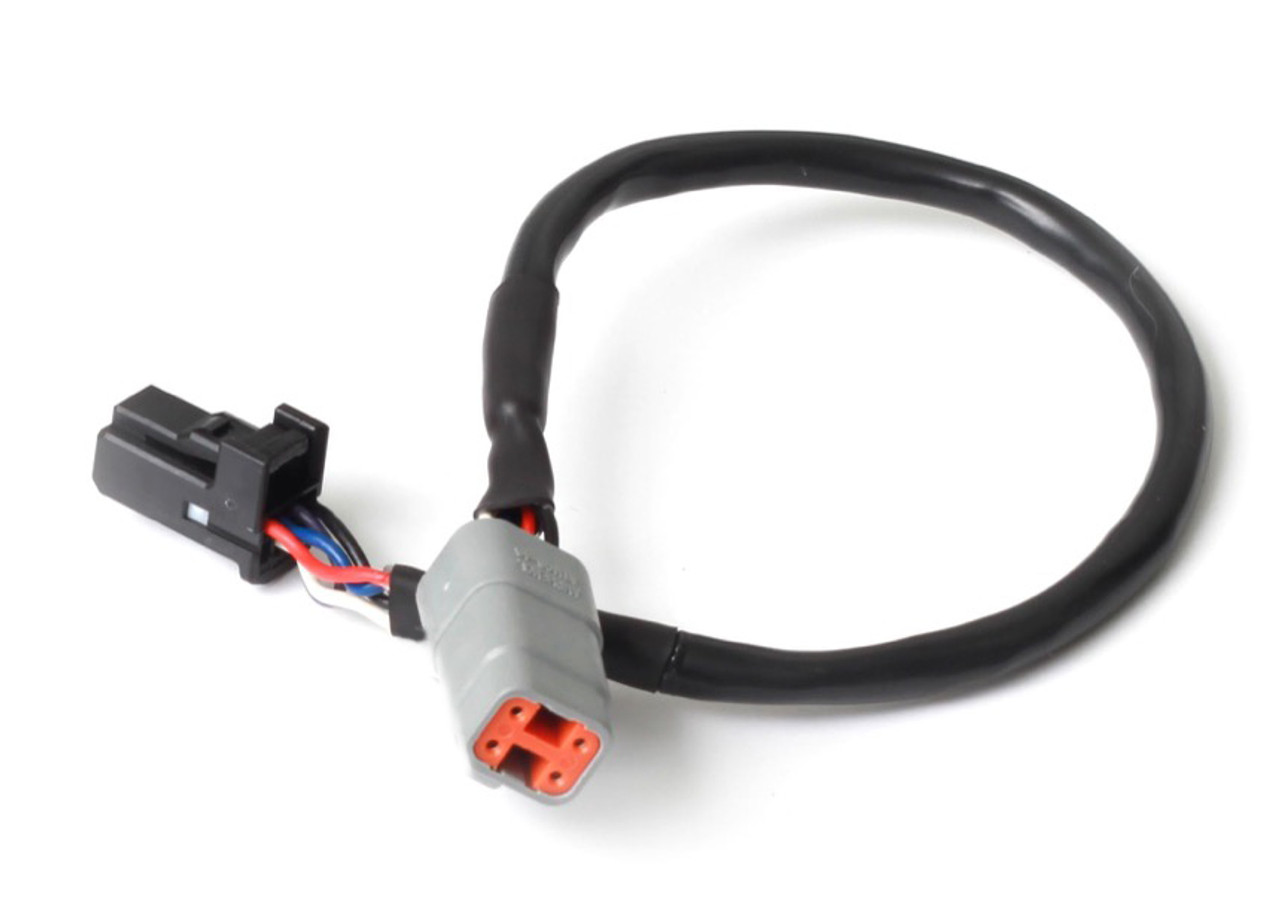 Haltech Elite CAN Cable DTM-4 to 8 Pin Black Tyco - Length: 1800mm (72")