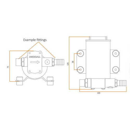 Mocal Mini Oil Pump (EOP1)