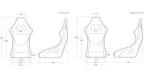 Cobra Imola T FIA Bucket Sport Seat