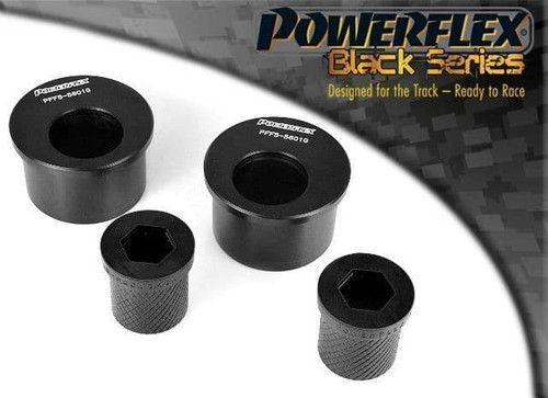 1 - Powerflex Black Front Wishbone Rear Bush, Caster Offset PFF5-5601GBLK BMW 3 Series E46 Inc Touring