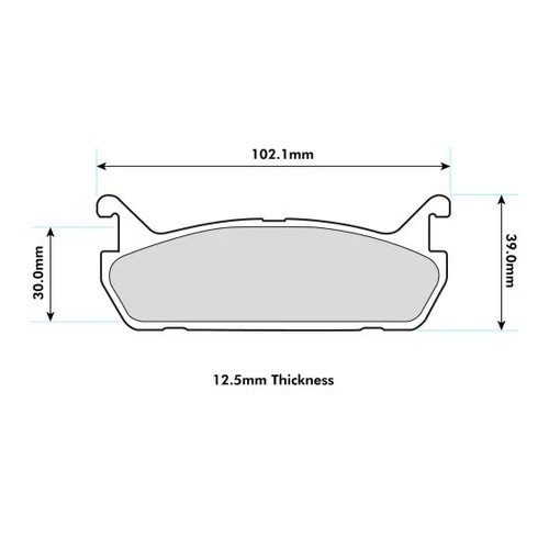 PBS Mazda MX-5 MK1 (NA) 1.6 115HP (1990-1993) Rear Pads 1180