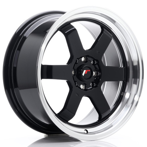 JR Wheels JR12 17x8 ET33 5x100/114 Gloss Black