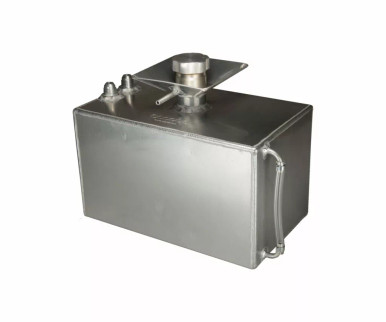OBP Alloy Baffled Fuel Tank with 50mm Splash Bowl and JIC Fittings