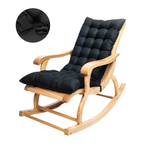 Rocking chair bamboo recliner backrest foldinglunch break chair