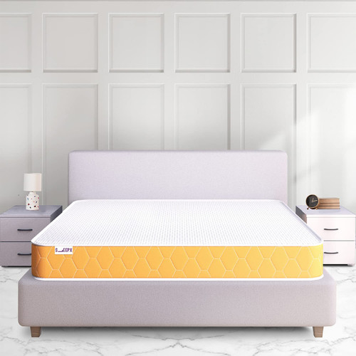 Sleepx Dual Comfort Mattress 6 Inch Double Bed Size, High Density