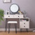 4 Drawers Dressing Table Removable Makeup Table With Stool Nordic Style