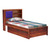 Aprodz Sheesham Wood Santiago Storage Single Bed For Bedroom Stylish  Teak Finish