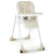 Babyjoy Foldable High Chair: Convertible, Height Adjustable, with Wheels, Grey