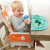 Infantino Grow-with-Me 4-in-1 Convertible High Chair, 6-36 Months, Orange Fox