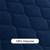 DHP Value 6 Inch Thermobonded Polyester Filled Quilted Top Bunk Bed Mattress, Twin, Navy