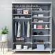 Casewin Closet Tension Shelf & Rod: Adjustable Organizer, Expandable Storage Rack