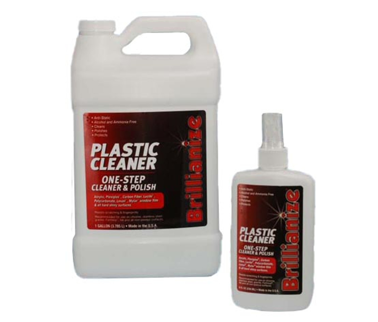 Brillianize Plastic And Glass Cleaner And Polish