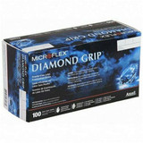 Microflex Diamond Grip Latex Gloves, box of 100, small