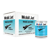 MobilJet II Aviation Oil Case and quart can