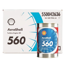 Aeroshell 560 turbine oil quart case