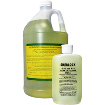 Sherlock leak detector gallon and 8oz.