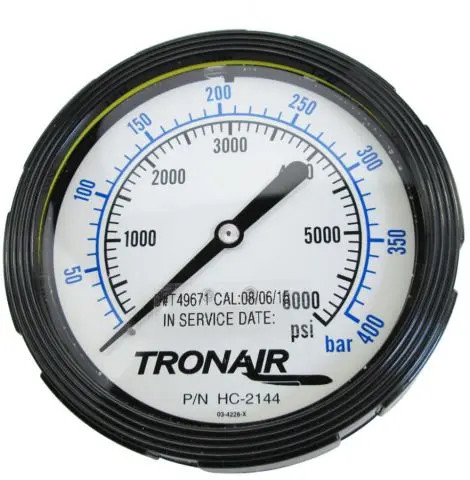 PRESSURE GAUGE, 06000 PSI Business Aircraft Consumables