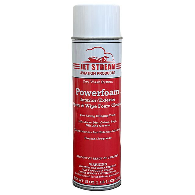 Jet Stream Powerfoam aerosol can
