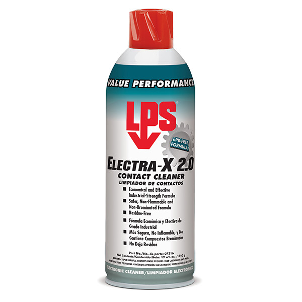 LPS MAX 07316 ELECTRA-X 2.0 CONTACT CLEANER CAN