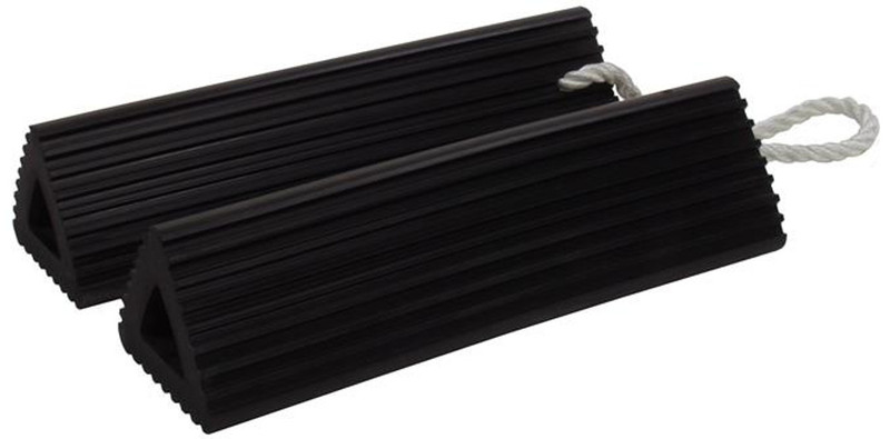 WHEEL CHOCKS, TRONAIR 99-9015-6000 BLACK 18 IN