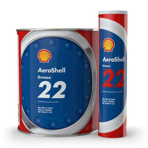 Aeroshell 22 aviation grease, can and cartridge