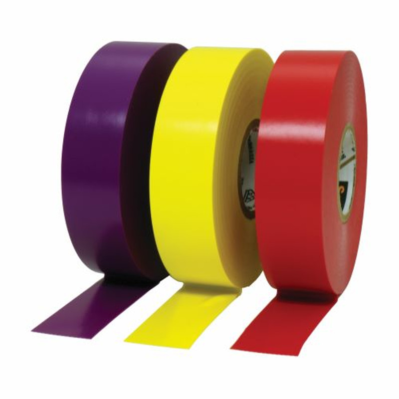 3M 35 Violet, Yellow and Red Electrical tapes