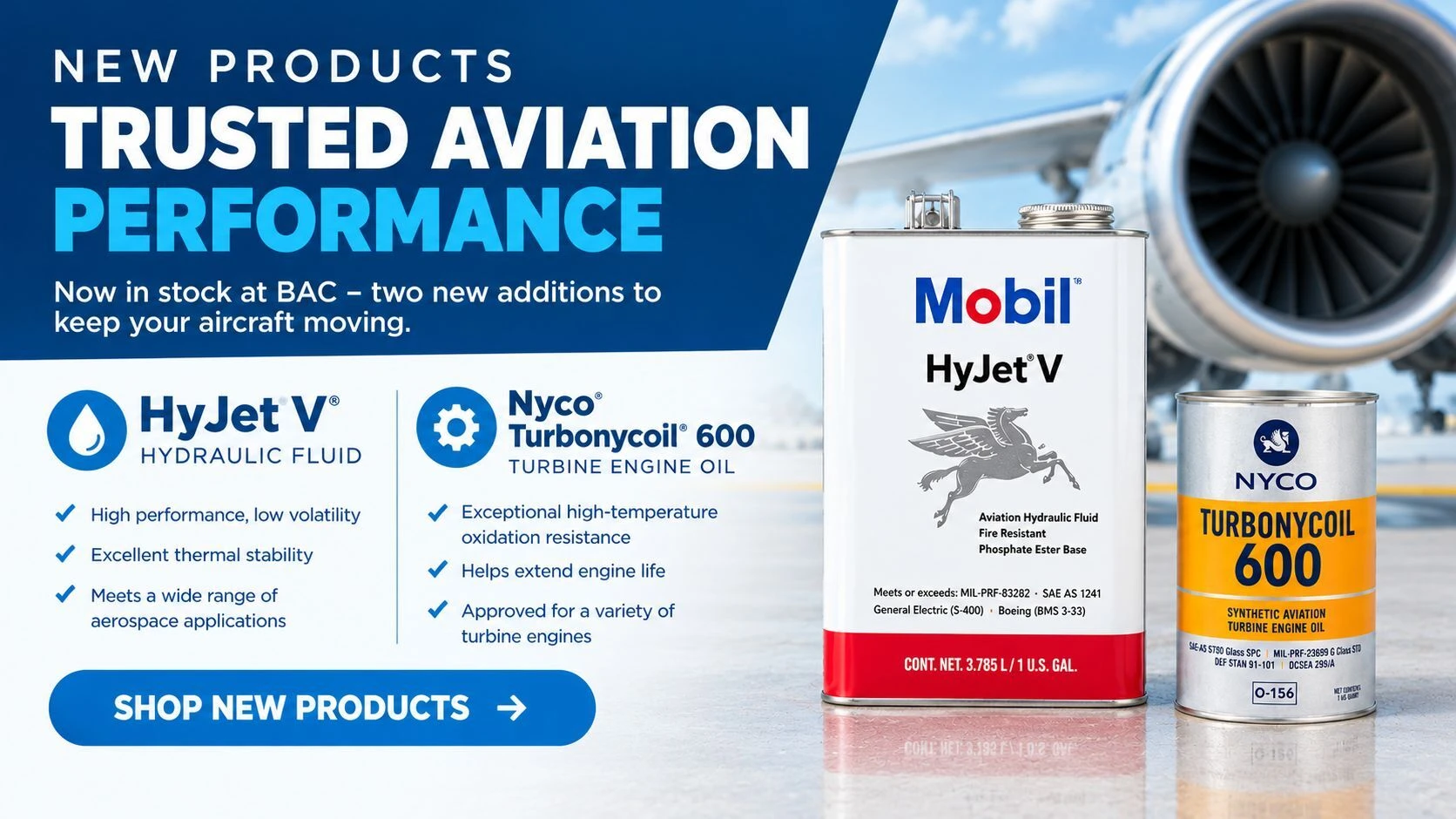 New products Hyjet V and Nyco 600