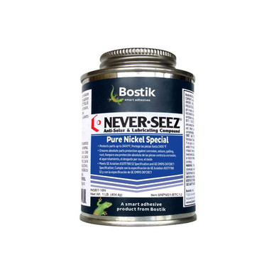 Bostik Neverseez Nickel Anti-Seize , 8 oz Brush Top - Business