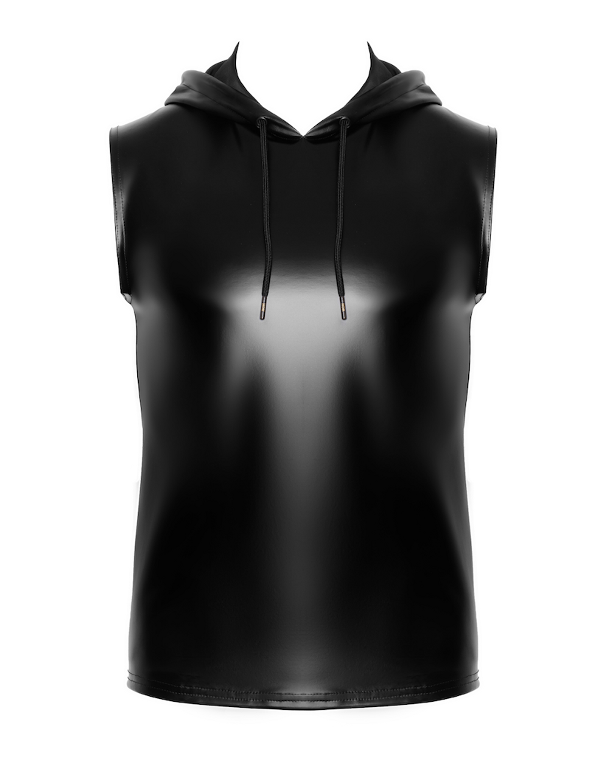 ☆BADBLOOD☆Curved Logo Sleeveless Hood Zip 男女兼用 H081 Frenzy Sleeveless Hoodie