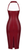 F396 Dark Romance Corset Midi Dress