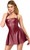 F397 Dark Romance Corset Mini Dress
