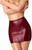 F399 Bordeaux Affair Mini Skirt